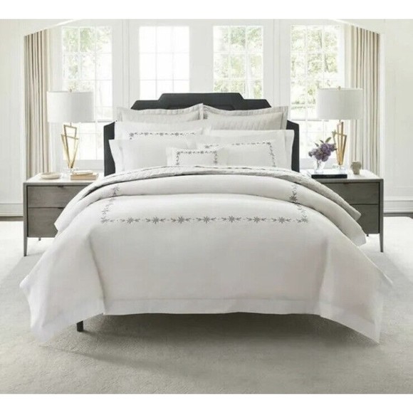 Matouk Other - Matouk Cosmo Full/Queen Duvet Cover Cotton Percale Embroidered